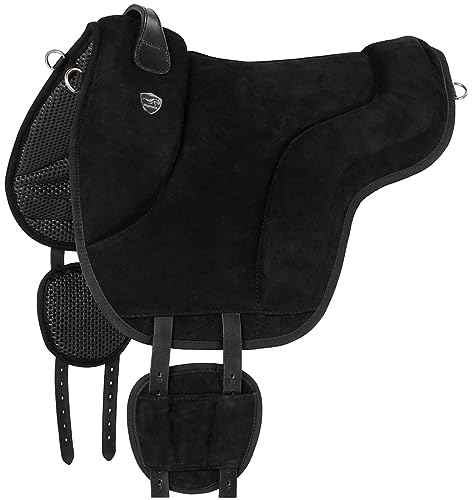 Equinate Reitpad California Wildleder Bareback Pad Reitkissen Pony Schwarz von Equinate