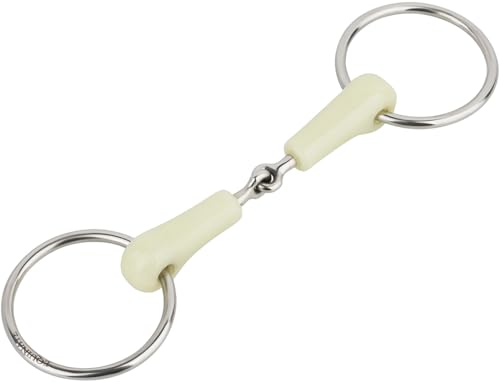 Equinate Wassertrense mit Apfelgeschmack 18mm einfach gebrochen 13,5cm | Anatomisch geformtes maulfreundliches Gebiss | Fördert die Speichelbildung und REGT die Kautätigkeit an Equinate Wassertrense mit Apfelgeschmack 18mm einfach gebrochen 13,5cm | Anatomisch geformtes maulfreundliches Gebiss | Fördert die Speichelbildung und REGT die Kautätigkeit an von Equinate