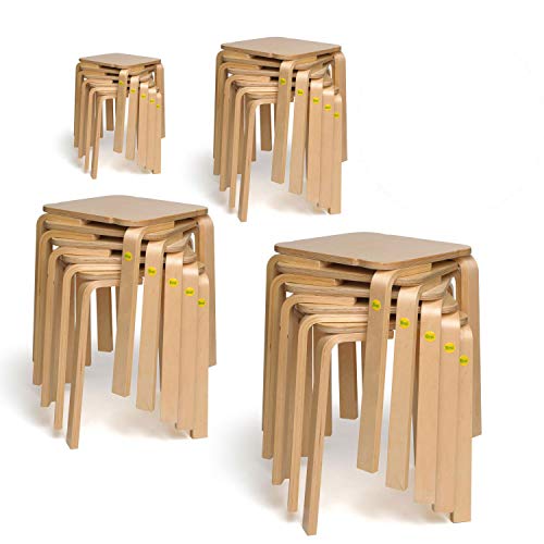 20x Erzi Hocker 48 aus Formholz Birke bis 140kg belastbar Stuhl stapelbar 20x Erzi Hocker 48 aus Formholz Birke bis 140kg belastbar Stuhl stapelbar von Er zi