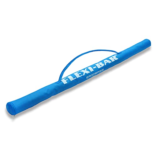 Ergobasis Flexi-Bar Carry Protection Bag, Transport- / Tragetasche mit Reißverschluss und Tragegurt, blau von Ergobasis