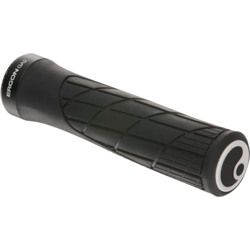 Ergon - GA2 Ergonomic Lock-on MTB Fahrradgriffe | Standard kompatibel | Für Mountain Bikes | Schwarz Ergon - GA2 Ergonomic Lock-on MTB Fahrradgriffe | Standard kompatibel | Für Mountain Bikes | Schwarz von Ergon