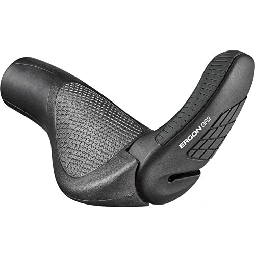 Ergon - GP3 Lock-on Fahrradgriffe | Regular kompatibel | für Touring und MTB Fahrräder | Small | Schwarz/Grau Ergon - GP3 Lock-on Fahrradgriffe | Regular kompatibel | für Touring und MTB Fahrräder | Small | Schwarz/Grau von Ergon