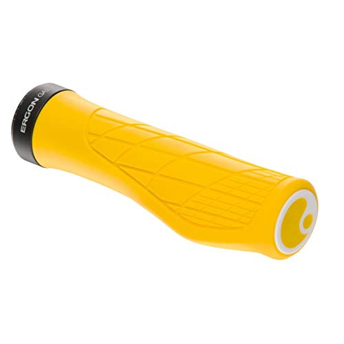 Ergon – GA3 Fahrradgriff | Ergonomisch mit Mini-Wing | MTB, All Mountain, Trail | Regular | Small | Yellow Mellow Ergon – GA3 Fahrradgriff | Ergonomisch mit Mini-Wing | MTB, All Mountain, Trail | Regular | Small | Yellow Mellow von Ergon