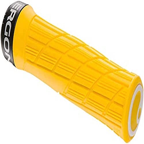 Ergon – GE1 Evo Fahrradgriff | MTB, Enduro, Trail | Regular | Yellow Mellow von Ergon