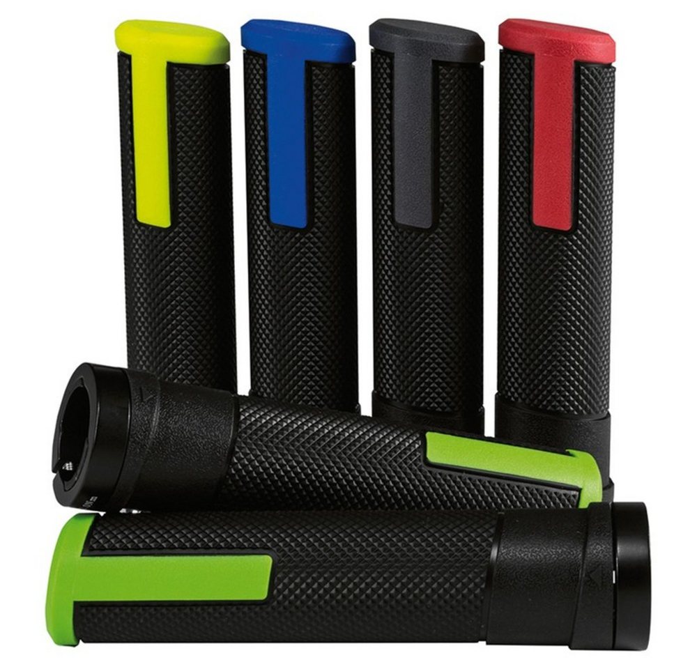 Ergotec Fahrradlenkergriff MTB / ATB Schraub-Griffe Porto, Kraton und Alu, 133 mm, Ø 22 mm Ergotec Fahrradlenkergriff MTB / ATB Schraub-Griffe Porto, Kraton und Alu, 133 mm, Ø 22 mm von Ergotec