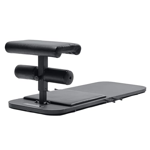 Eric Flag Hantelbank Verstellbar in 7 Höhen für Home Gym - Fitnessbank für Bauchmuskeln, Hip Trust, Nordic Hamstring Curl - Ultrabequeme Trainingsbank, Komplette Fitness Geräte Zuhause Eric Flag Hantelbank Verstellbar in 7 Höhen für Home Gym - Fitnessbank für Bauchmuskeln, Hip Trust, Nordic Hamstring Curl - Ultrabequeme Trainingsbank, Komplette Fitness Geräte Zuhause von Eric Flag