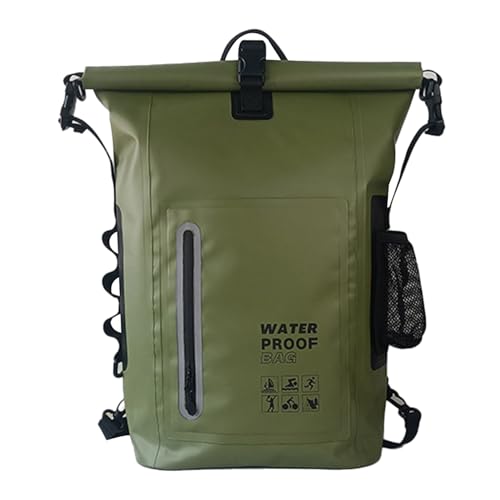 Dry Bag Rucksack, wasserdichte Taschen für Reisen, wasserdichte Dry Bag Outdoor 25L ausgestattete reflektierende Paneele, Trockensäcke wasserdicht für Angeln, Rafting, Wandern, Camping, Klettern von Erice