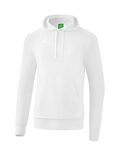 Erima Herren Basic Kapuzen Sweatshirt, Weiß, M EU von Erima