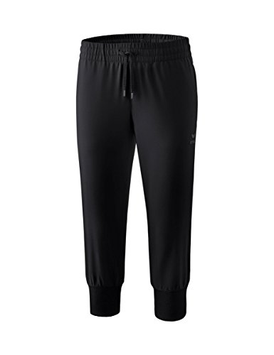 ERIMA Damen Hose 3/4 Hose, schwarz, 42, 2101808 von Erima