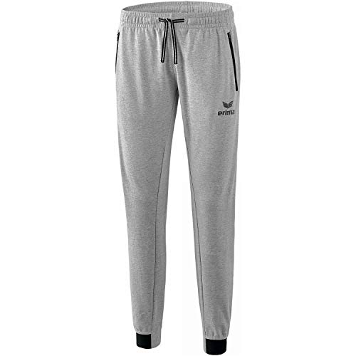 ERIMA Damen Hose Essential Sweathose, hellgrau melange/schwarz, 38, 2101811 ERIMA Damen Hose Essential Sweathose, hellgrau melange/schwarz, 38, 2101811 von Erima