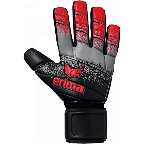 ERIMA Erwachsene Torwarthandschuhe SKINATOR Hardground NF, rot/schwarz/grau, 6, 5, 7221906 ERIMA Erwachsene Torwarthandschuhe SKINATOR Hardground NF, rot/schwarz/grau, 6, 5, 7221906 von Erima