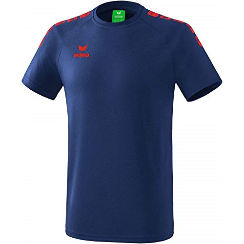 ERIMA Erwachsene T-shirt Essential 5-C, new navy/rot, S, 2081937 ERIMA Erwachsene T-shirt Essential 5-C, new navy/rot, S, 2081937 von Erima