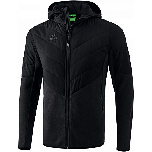 ERIMA Herren Jacke Stepp-/Strickjacke mit Kapuze, schwarz, S, 2061905 ERIMA Herren Jacke Stepp-/Strickjacke mit Kapuze, schwarz, S, 2061905 von Erima