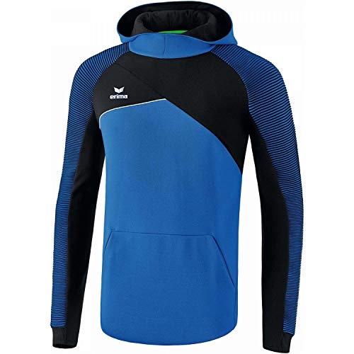 ERIMA Herren Sweatshirt Premium One 2.0 Kapuzensweat, new royal/schwarz/weiß, L, 1071809 ERIMA Herren Sweatshirt Premium One 2.0 Kapuzensweat, new royal/schwarz/weiß, L, 1071809 von Erima