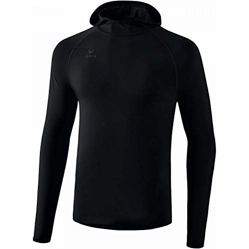 ERIMA Kinder Longsleeve Longsleeve mit Kapuze, schwarz, 128, 2331903 ERIMA Kinder Longsleeve Longsleeve mit Kapuze, schwarz, 128, 2331903 von Erima