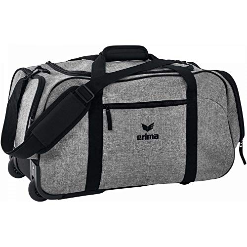 ERIMA Travel Line Koffer, 65 cm, 80 Liter, Grau Melange/Schwarz von Erima