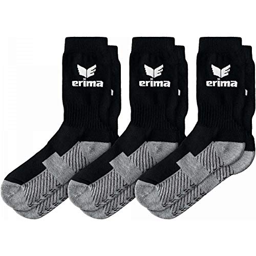 Erima Unisex 3er Pack Sportsocken, Schwarz, 47 EU Erima Unisex 3er Pack Sportsocken, Schwarz, 47 EU von Erima