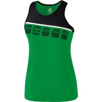 erima 5-C Tanktop Damen smaragd/black/white 38 von erima