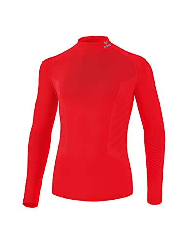 Erima Unisex Athletic Longsleeve 2.0 Turtleneck Funktionsunterwäsche, Rot, L EU von Erima