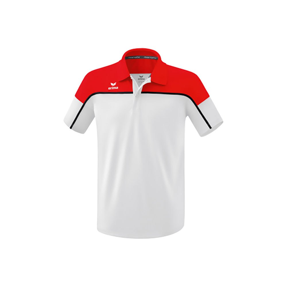 Erima Change Short Sleeve Polo Rot,Weiß L Mann von Erima