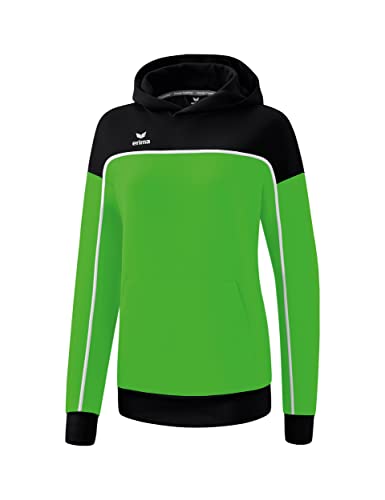 Erima Damen „CHANGE by erima" Kapuzensweat, green/schwarz/weiß, 38 von Erima