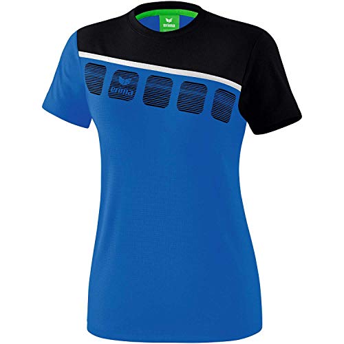 Erima Damen 5-C T-Shirt, new royal/schwarz/weiß, 40 Erima Damen 5-C T-Shirt, new royal/schwarz/weiß, 40 von Erima