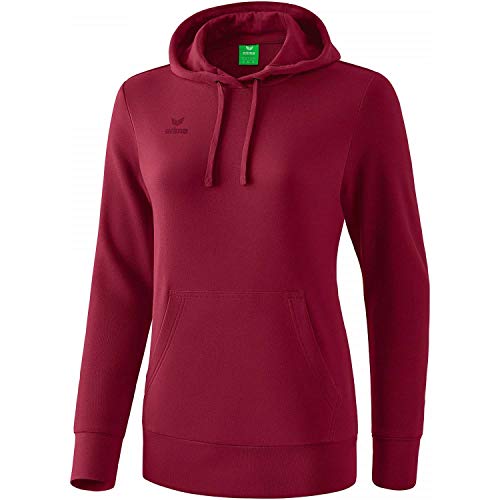 Erima Damen Basic Kapuzen Sweatshirt, Bordeaux, 44 Erima Damen Basic Kapuzen Sweatshirt, Bordeaux, 44 von Erima
