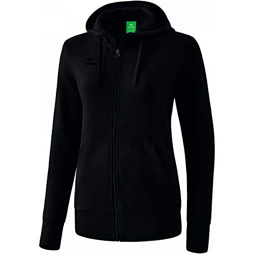 Erima Damen Basic Kapuzensweat Jacke, Schwarz, 34 Erima Damen Basic Kapuzensweat Jacke, Schwarz, 34 von Erima