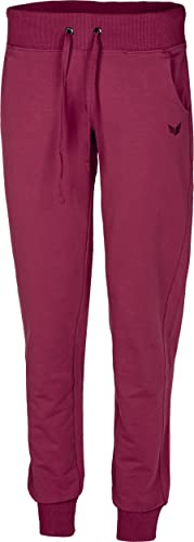 Erima Damen Casual Basic Sweathose mit Bündchen, Bordeaux, 34 von Erima