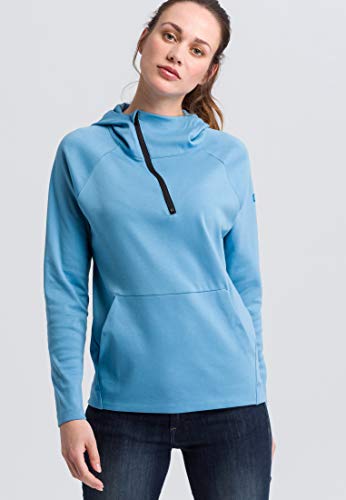 ERIMA Damen Sweatshirt Essential Kapuzensweat, niagara/ink blue, 34, 2071826 von Erima