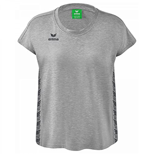 Erima Damen Essential Team Sport T-Shirt, hellgrau melange, 40 Erima Damen Essential Team Sport T-Shirt, hellgrau melange, 40 von Erima