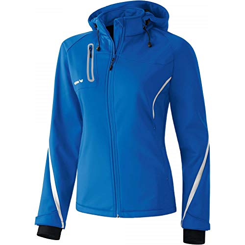 erima Damen Jacke Softshell Function, New Royal/Weiß, 34, 906405 von Erima