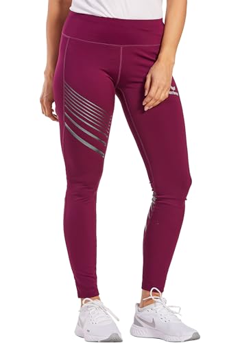 Erima Damen Race Line 2.0 lange Laufhose, aubergine, 32 von Erima