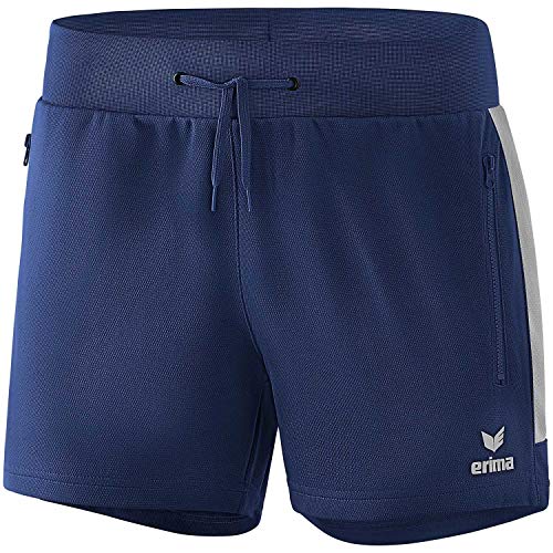 Erima Damen Squad Kurze Trainingsshort, New Navy/Silver Grey, 40 Erima Damen Squad Kurze Trainingsshort, New Navy/Silver Grey, 40 von Erima
