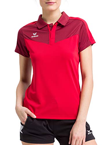 Erima Damen Squad Sport Poloshirt, Bordeaux/Rot, 38 Erima Damen Squad Sport Poloshirt, Bordeaux/Rot, 38 von Erima