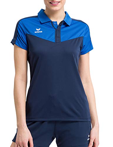 Erima Damen Squad Sport Poloshirt, New Royal/New Navy, 36 von Erima