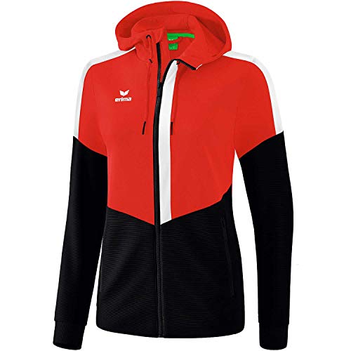 Erima Damen Squad Jacke, Rot/Schwarz/Weiß, 42 EU Erima Damen Squad Jacke, Rot/Schwarz/Weiß, 42 EU von Erima