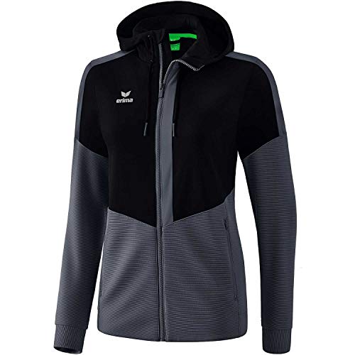 Erima Damen Squad Trainings Jacke, schwarz/Slate Grey, 34 Erima Damen Squad Trainings Jacke, schwarz/Slate Grey, 34 von Erima
