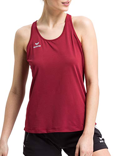 Erima Damen Squad Uni Tanktop, Bordeaux/Rot, 42 von Erima