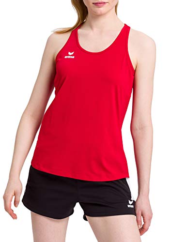 Erima Damen Squad Uni Tanktop, Rot/Schwarz/Weiß, 42 von Erima