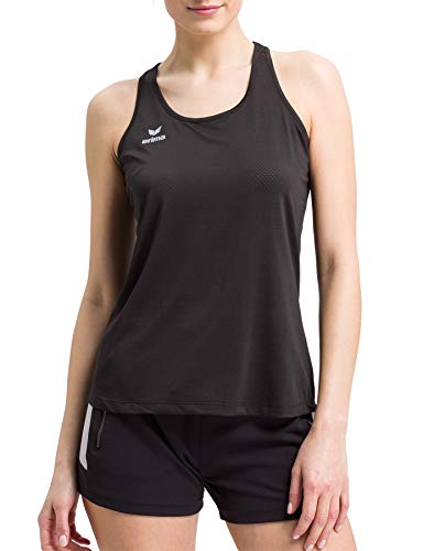 Erima Damen Squad Uni Tanktop, Schwarz/Slate Grey, 44 von Erima