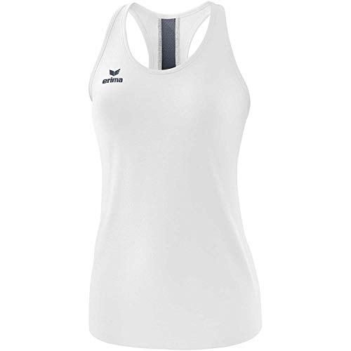 Erima Damen Squad Uni Tanktop, Weiß/New Navy/Slate Grey, 44 Erima Damen Squad Uni Tanktop, Weiß/New Navy/Slate Grey, 44 von Erima