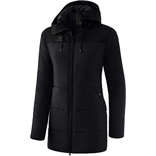 Erima Damen Squad Winter Jacke, Schwarz, 36 von Erima