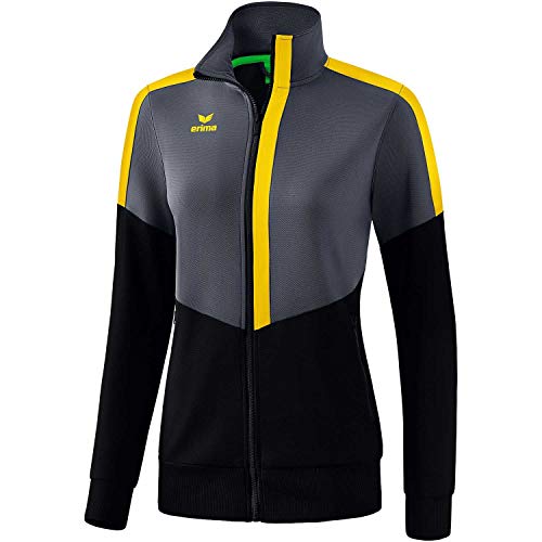 Erima Damen Squad Worker Jacke (1032038), slate grey/schwarz/gelb, 38 Erima Damen Squad Worker Jacke (1032038), slate grey/schwarz/gelb, 38 von Erima