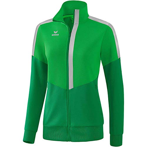 Erima Damen Squad Worker Jacke, fern Green/smaragd/Silver Grey, 34 Erima Damen Squad Worker Jacke, fern Green/smaragd/Silver Grey, 34 von Erima
