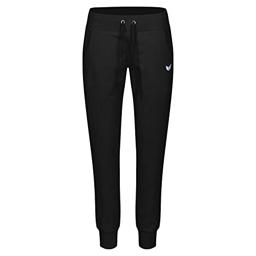 Erima Damen Casual Basic Sweathose mit B ndchen, Schwarz, 48 EU Erima Damen Casual Basic Sweathose mit B ndchen, Schwarz, 48 EU von Erima