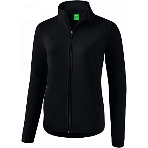Erima Damen Basic Sweatjacke, Schwarz, 46 EU Erima Damen Basic Sweatjacke, Schwarz, 46 EU von Erima