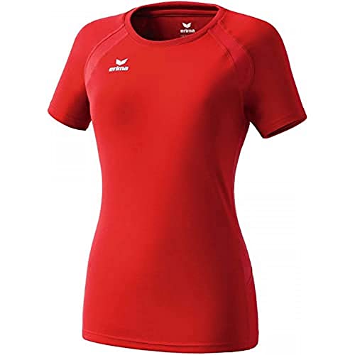 Erima Damen Performance T-Shirt, Rot, 38 EU von Erima