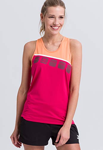 Erima Damen 5-C Tanktop, love rose/peach/weiß, 42 von Erima