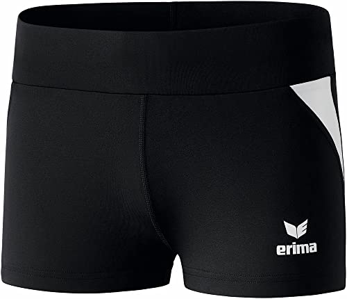 Erima Damen atletisk Hotpants, Schwarz/Weiß, 44 EU von Erima